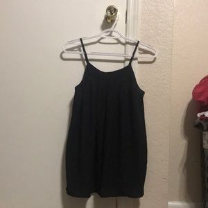 Flowy black tank top